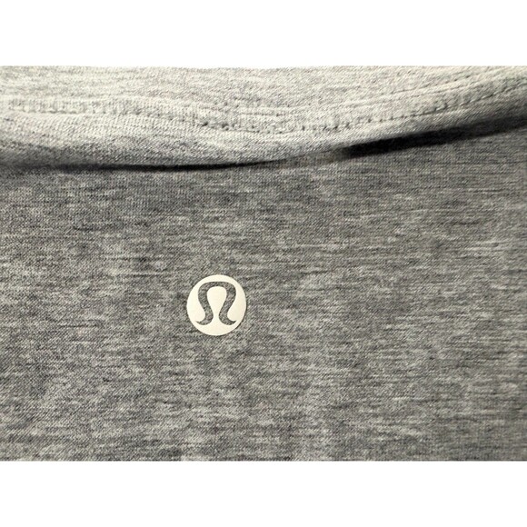 Lululemon Muscle Hustle Tank Top Womens Gray Print Lightweight Active Sz 6 - Picture 8 of 9